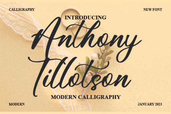 Anthony Tillotson: A Handwritten Font for Editorial Design