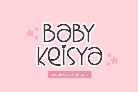 Baby Keisya: A Playful Script Font for Social Campaigns
