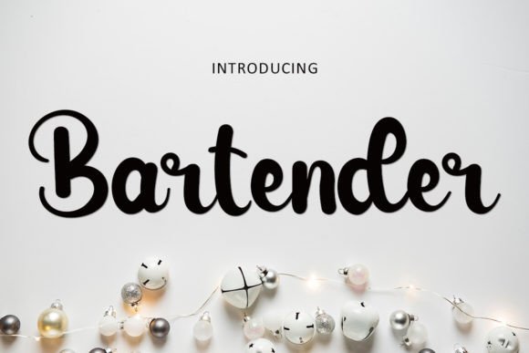Bartender Font Review: A Script Typeface for Elegant Branding