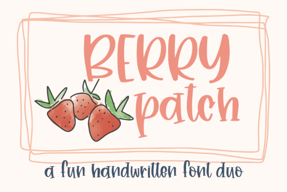 Berry Patch Font: A Designer's Take on Elegant Script Typography