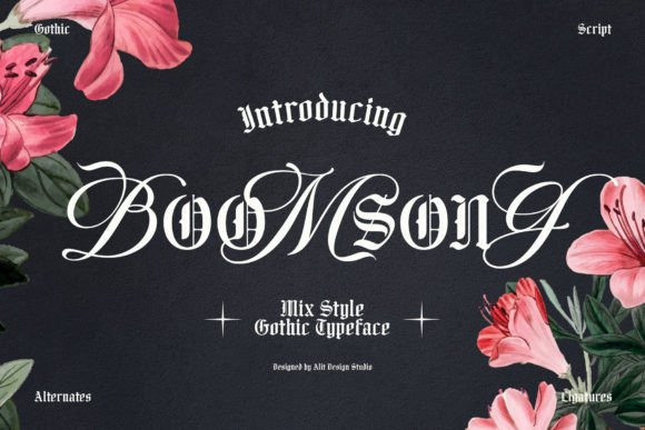 Boomsong: A Bold Blackletter Font for Modern Campaigns