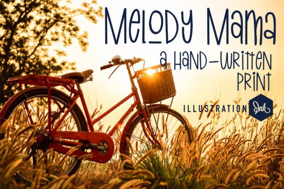 Branding with Melody Mama: A Youthful Script Font for Modern Design