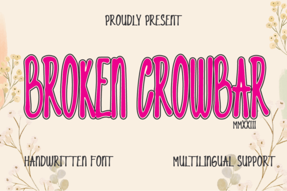 Broken Crowbar Font Review for Web Designers