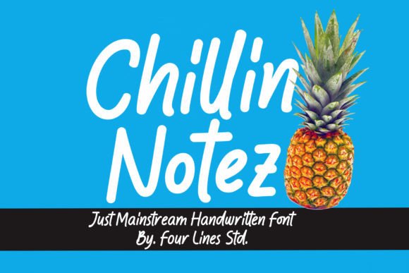 Chillin Notez: The Script Font That Elevates Your Brand