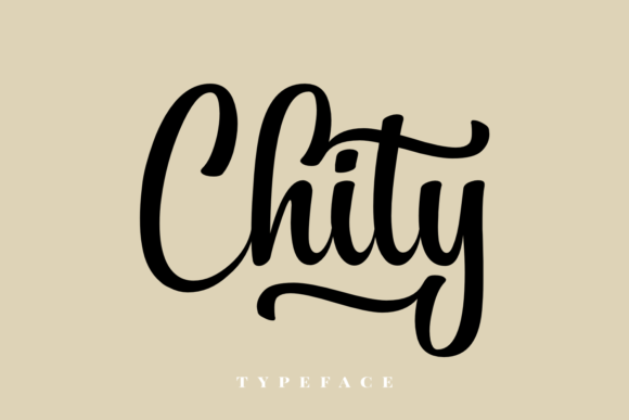 Chity Font: A Handwritten Typeface for Authentic Branding