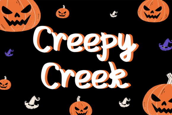 Creepy Creek: A Haunting Script Font for Makers