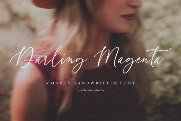 Darling Magenta: A Script Font That Elevates Small Business Branding