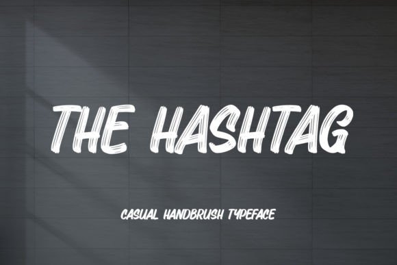 Designing with The Hashtag: A Modern Script Font for Editors