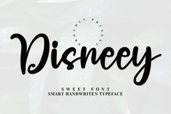 Disneey Font: A Handwritten Typeface for Brand Stories