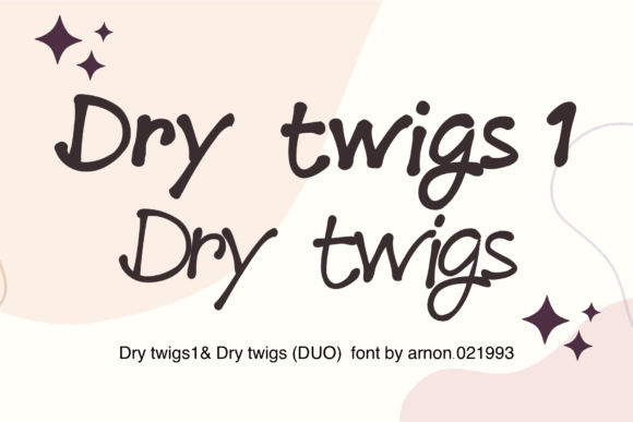 Dry Twigs Font: A Handwritten Typeface for Small Business Branding