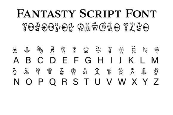 Fantasy Script 4: A Bold Decorative Typeface for Branding