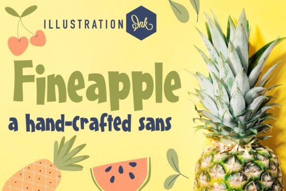 Fineapple: A Chunky Typeface for Crafty Branding
