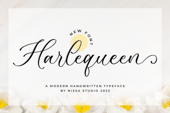 Harlequeen: A Script Font for Elegant Branding