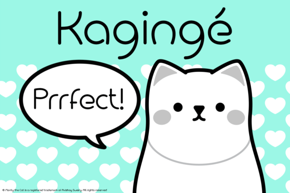 Kagingé: The Handwritten Font for Crafters