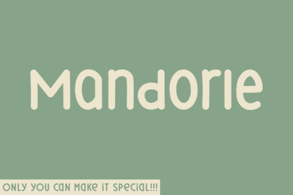 Mandorle: A Handwritten Font for Authentic Editorial Design