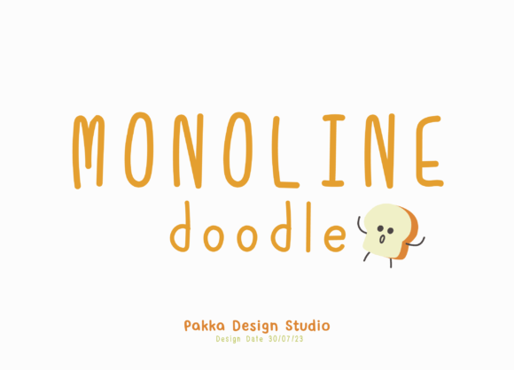 Monoline Doodle: A Playful Font for Small Business Branding