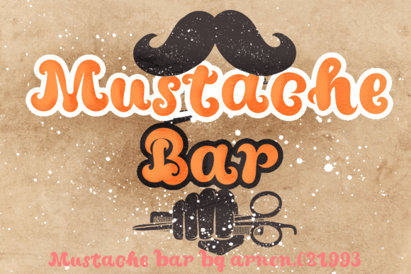 Mustache Bar Font Review: A Playful Typeface for Modern Brands