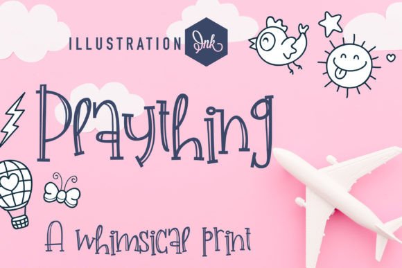Plaything Font: A Handwritten Typeface for Small Business Branding