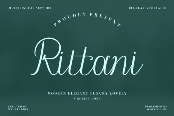 Rittani: The Handwritten Font That Elevates Campaign Visuals
