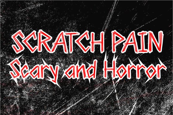 Scratch Pain: A Horror Script Font for Bold Campaigns