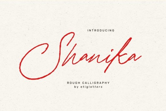 Shanika: The Perfect Imperfect Script Font for Makers