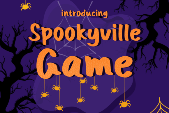 Spookyville Game Font Review: A Bold Script for Halloween Branding