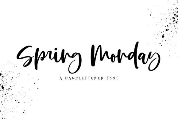 Spring Monday Font: A Stylish Script for Small Business Branding