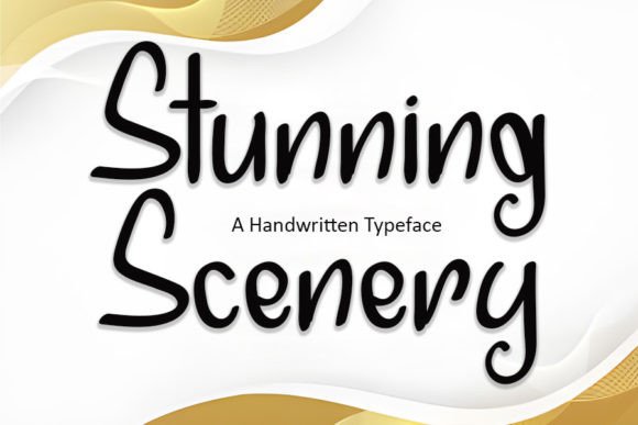 Stunning Scenery Font: Elevate Your Brand Identity