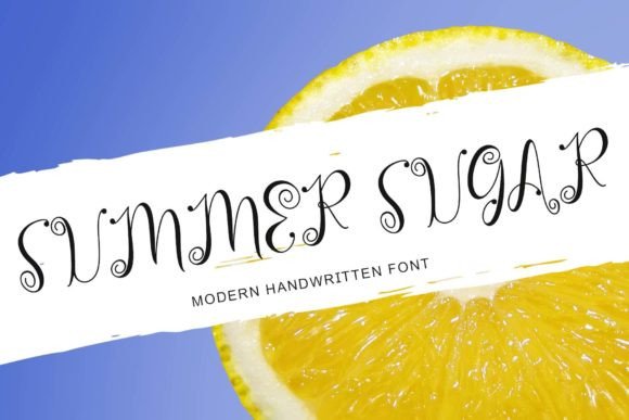 Summer Sugar: The Handwritten Font for Authentic Branding