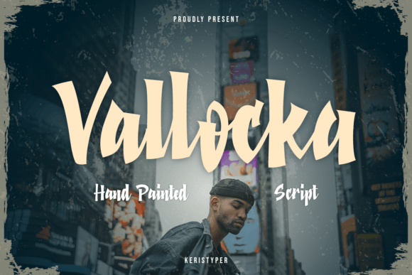 Vallocka: The Script Font That Elevates Your Campaign Visuals