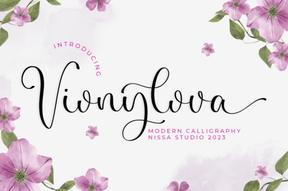 Vionylova: A Refined Script Font for Modern Web Design