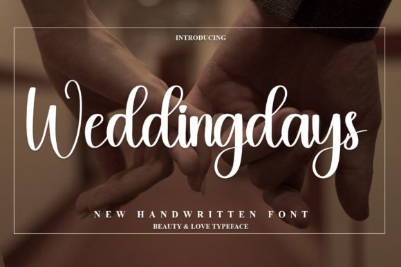 Weddingdays Font Review: A Quirky Script for Web & Brand Design